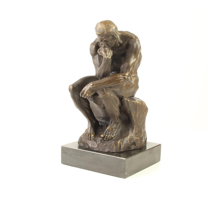 Bronzen beeld van De Denker van Rodin