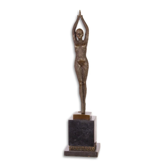 Bronzen beeld elegant