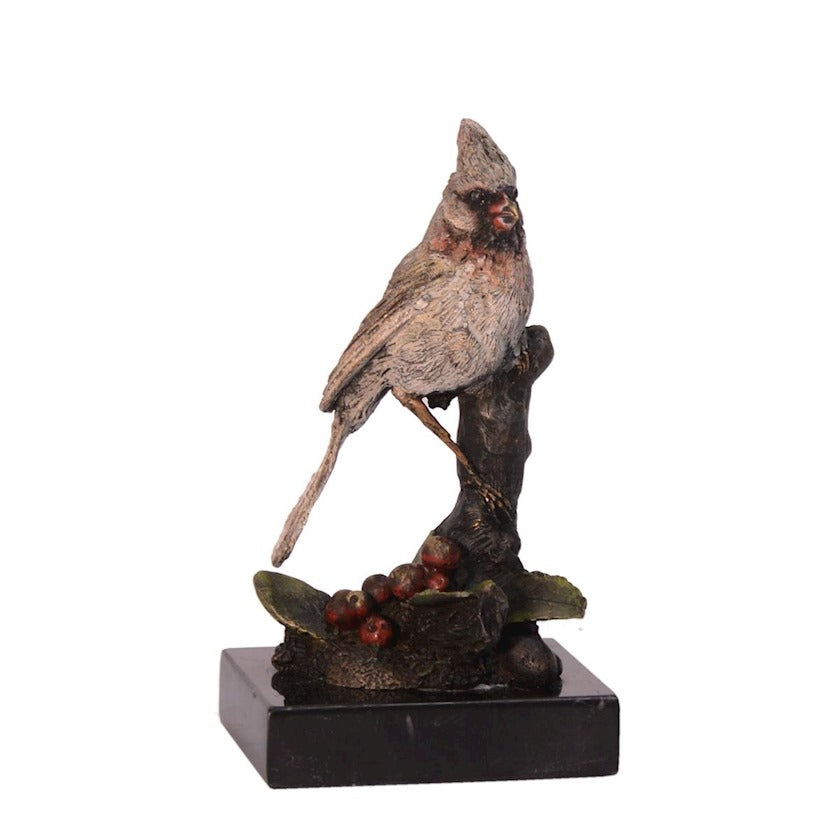 Bronzen beeld van een vogel